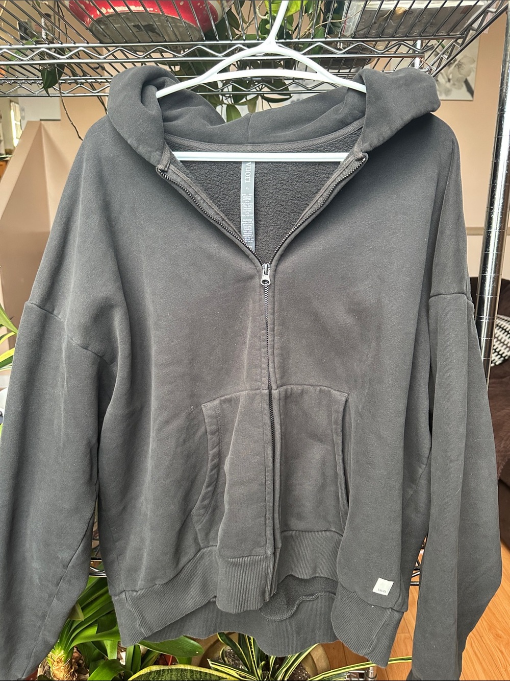 Vuori Brown Full-Zip Hooded Jacket
